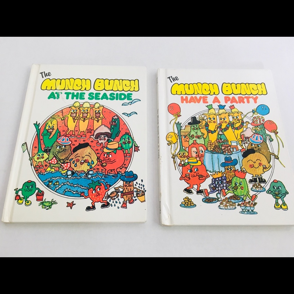 The Munch Bunch 1979 Book Series Set- Hardback